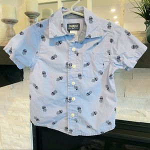 Toddler Boy Button Up 🍍 2T